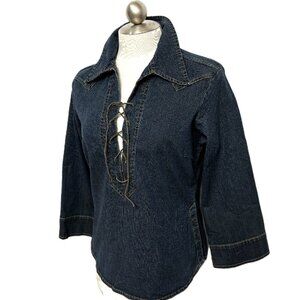 70's Levi’s Jean Pioneer Hippie Style Pullover Top VTG Collectible